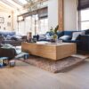 Oak parquet Meister, Longlife PD 400, Authentic off-white oak 09017, 1-strip, 2200 x 180 mm, brushed, ultra matt lacquered – view 3 Oak parquet Meister, Longlife PD 400, Authentic off-white oak 09017, 1-strip, 2200 x 180 mm, brushed, ultra matt lacquered – 3
