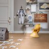 Oak parquet Meister, Longlife PS 300, Authentic off-white oak 09021, 1-strip short plank, 1187 x 142 mm, brushed, ultra matt lacquered – view 2 Oak parquet Meister, Longlife PS 300, Authentic off-white oak 09021, 1-strip short plank, 1187 x 142 mm, brushed, ultra matt lacquered – 2