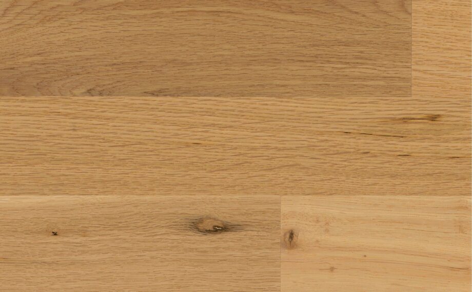 Oak parquet Thede & Witte Boston 3-strip, knotty, brushed, oiled, 3-strip, 2200 x 189 x 14 mm – 3
