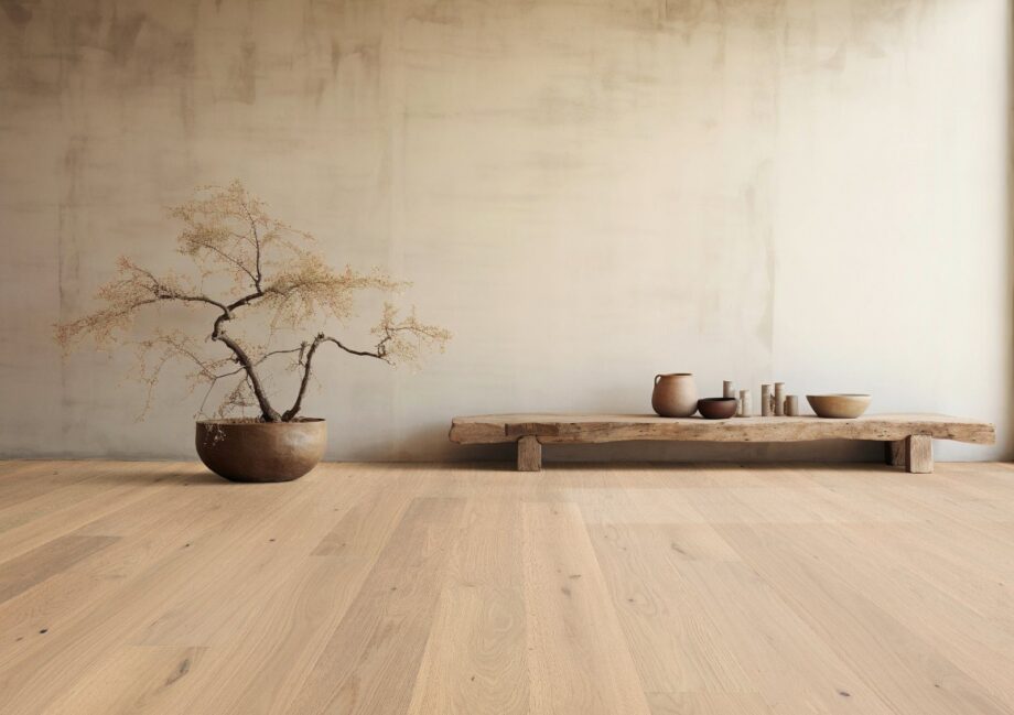 Oak parquet Thede & Witte Boston, slightly knotty, brushed, oiled, rough appearance, 1-strip, 1900 x 189 x 15 mm – 2