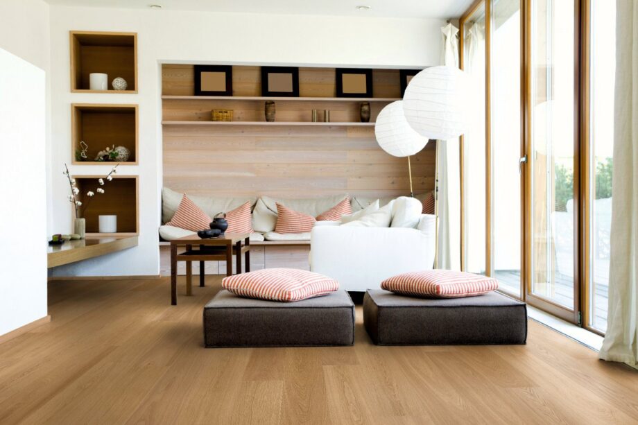 Oak parquet Thede & Witte Boston, nature, brushed, oiled, 1-strip, 1900 x 189 x 15 mm – 2