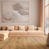 Oak parquet Thede & Witte Boston, knotty, brushed, oiled, 1-strip, 2200 x 220 x 15 mm – 2