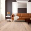 Oak parquet Thede & Witte Boston, rustic knotty, brushed, white oiled, 1-strip, 1900 x 189 x 14 mm – 2