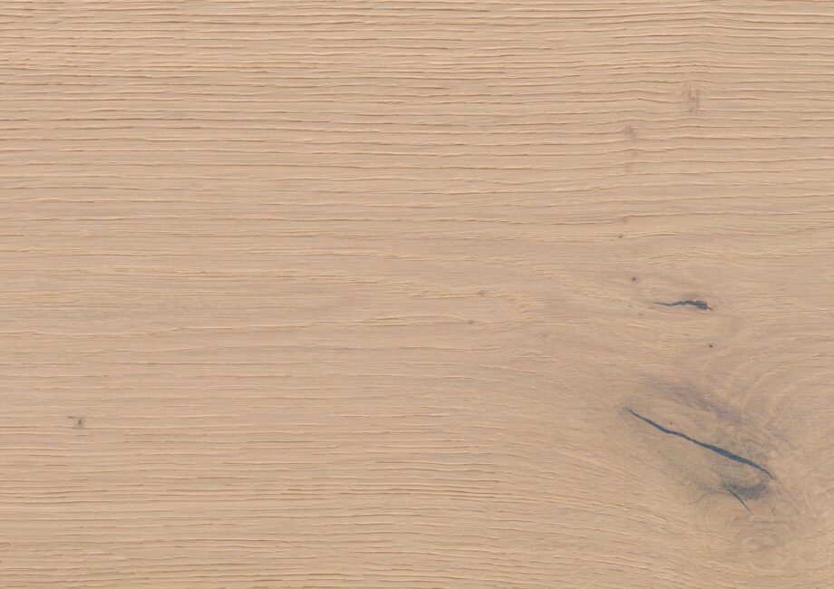 Oak parquet Thede & Witte Boston, knotty, brushed, white oiled, 1-strip, 2200 x 220 x 15 mm – 3