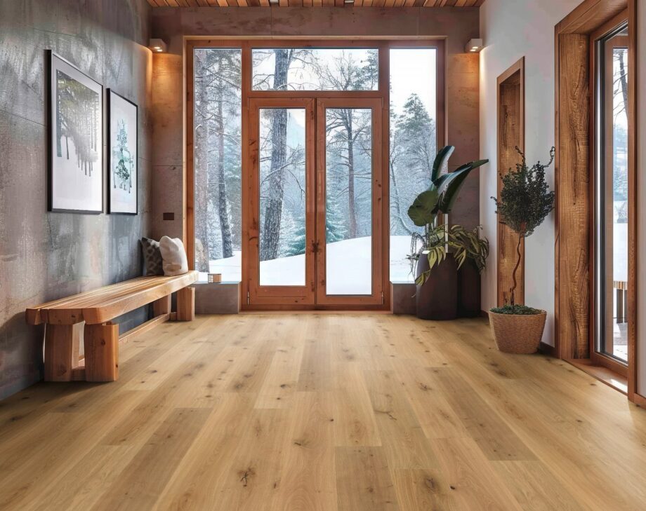 Oak parquet Thede & Witte Boston, knotty, handscraped, oiled, 1-strip, 2200 x 220 x 15 mm – 2