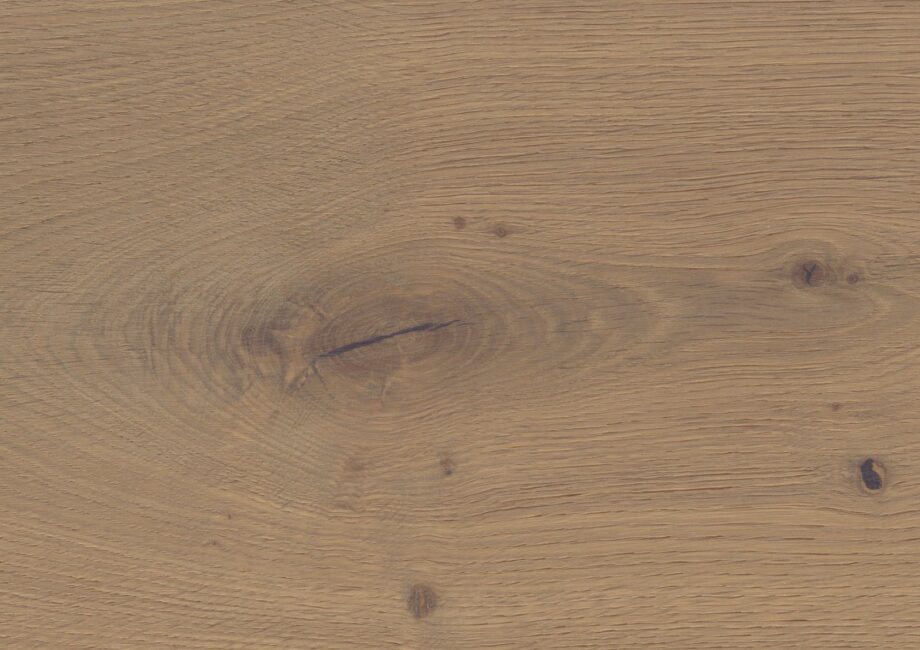 Oak parquet Thede & Witte Boston, knotty, smoked, brushed, white oiled, 1-strip, 2200 x 220 x 15 mm – 3