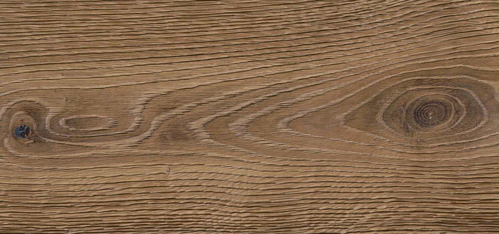 Oak parquet Thede & Witte Boston XL, Desert, smoked, deep brushed, white oiled, 1-strip, 2200 x 260 x 15 mm – 3