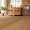 Oak parquet Thede & Witte Boston XL, slightly knotty, brushed, oiled, 1-strip, 2200 x 260 x 15 mm – 2