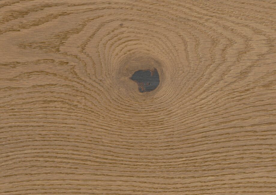 Oak parquet Thede & Witte Boston XL, knotty, smoked, brushed, white oiled, 1-strip, 2200 x 260 x 15 mm – 3