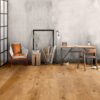 Oak parquet Thede & Witte Boston XL, rustic knotty, brushed, oiled, 1-strip, 2200 x 260 x 15 mm – view 2 Oak parquet Thede & Witte Boston XL, knotty, brushed, oiled, 1-strip, 2200 x 260 x 15 mm – 2