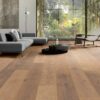 Oak parquet Thede & Witte Boston XL, rustic knotty, brushed, white oiled, 1-strip, 2200 x 260 x 15 mm – 2
