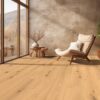 Oak parquet Thede & Witte Euro, knotty, brushed, light white oiled, sapwood free, 1-strip, 2230 x 194 x 14 mm – 2