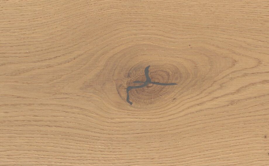 Oak parquet Thede & Witte Euro, rustic knotty, brushed, oiled, rough appearance, 1-strip, 2230 x 194 x 14 mm – 3