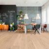 Oak parquet Thede & Witte Euro XL, knotty, brushed, white oiled, 1-strip, 2230 x 254 x 14 mm – 2