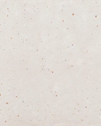 Terrazzo effect large porcelain slab ABK Moooi Egg Scape Ivory, 120x280 cm, 6 mm, natural matt