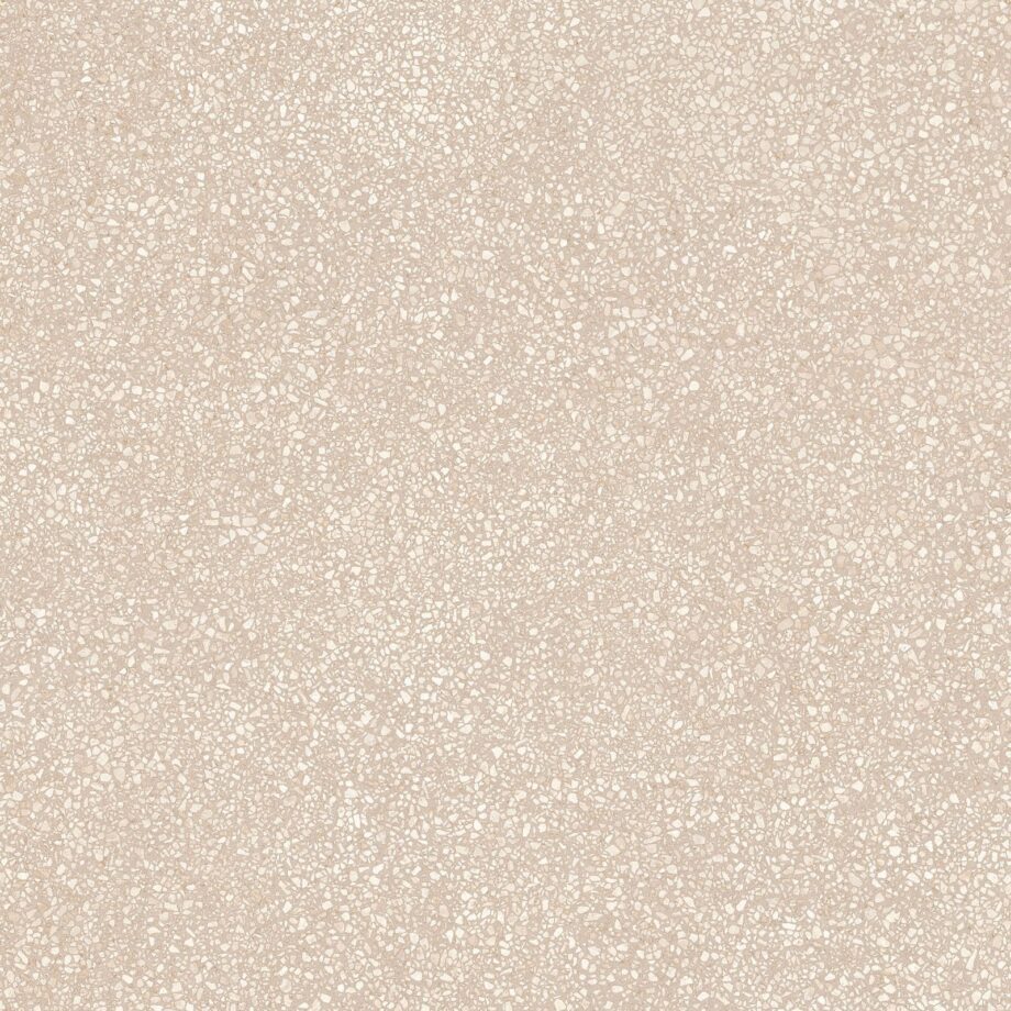 Terrazzo effect matt porcelain floor tile Tau Portobello Sand, 100×100 cm, sand beige, R10, rectified Terrazzo effect matt porcelain floor tile Tau Portobello Sand, 100x100 cm, sand beige, R10, rectified