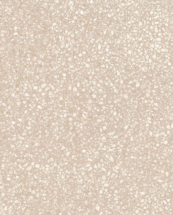 Terrazzo effect matt porcelain floor tile Tau Portobello Sand, 60x60 cm, 9 mm, sand beige, R10, rectified