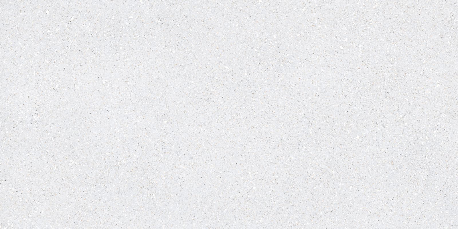 Terrazzo effect matt porcelain floor tile Tau Sassy White, 60x120 cm, 10.5 mm, white, R10, rectified