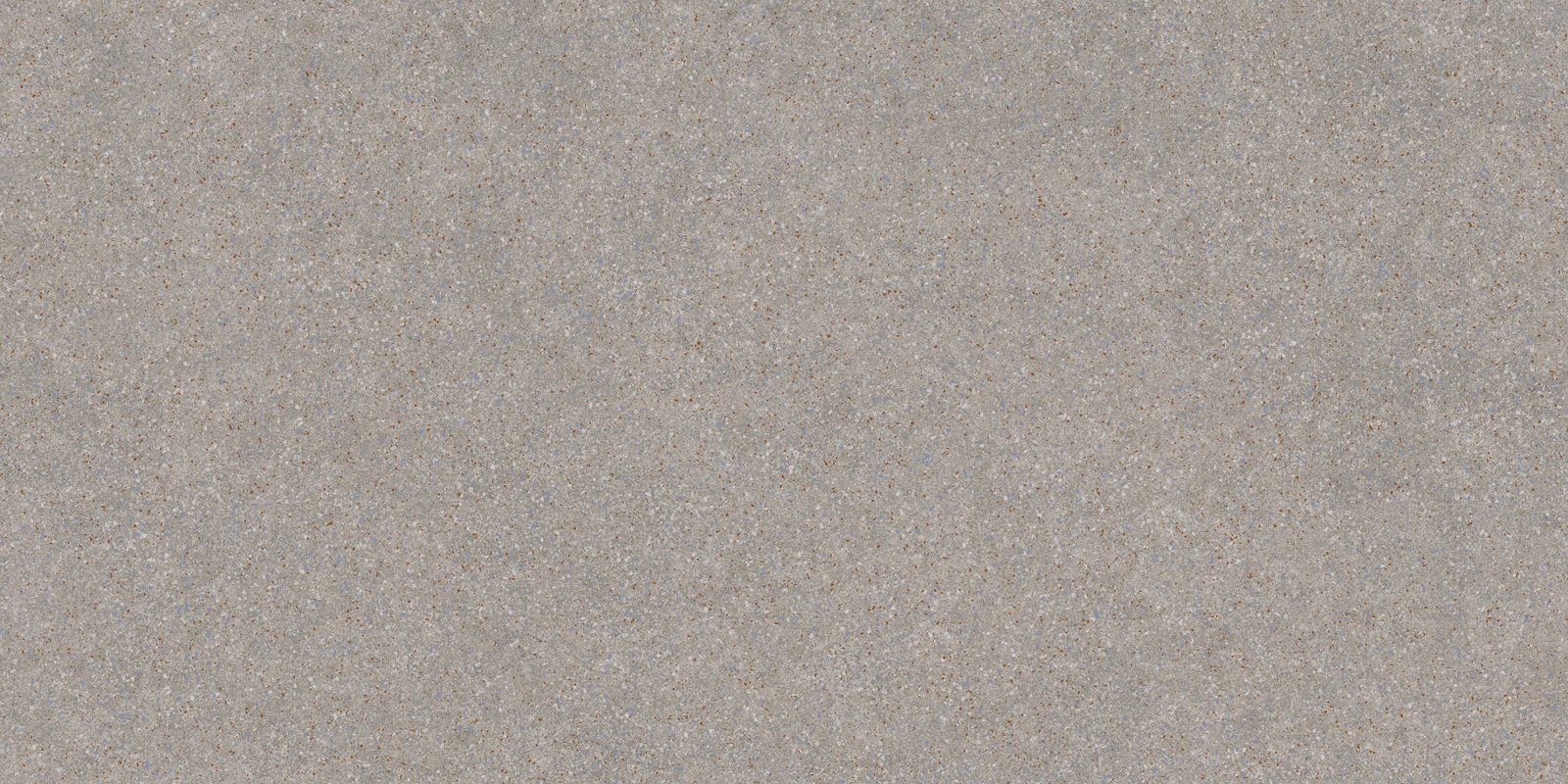 Terrazzo effect matt porcelain floor tile Tau Tornares Teide Gray, 60x120 cm, 10.5 mm, grey, rectified