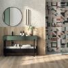 Terrazzo-mustriga keraamiline põrandaplaat ABK Play 20×20 8,5 matt (nat.) – vaade 2 Terrazzo effect porcelain floor tile ABK Play Dots Multiwhite, 20x20 cm, 8.5 mm, matt (nat.) – 3