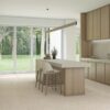 Terrazzo effect matt porcelain floor tile Tau Portobello Sand, sand beige, R10, rectified – view 3 Terrazzo effect matt porcelain floor tile Tau Portobello Sand, 60x120 cm, sand beige, R10, rectified – 3