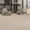 Terrazzo effect matt porcelain floor tile Tau Tornares Teide Greige, greige, rectified – view 2 Terrazzo effect matt porcelain floor tile Tau Tornares Teide Greige, 60x120 cm, 10.5 mm, greige, rectified – 2