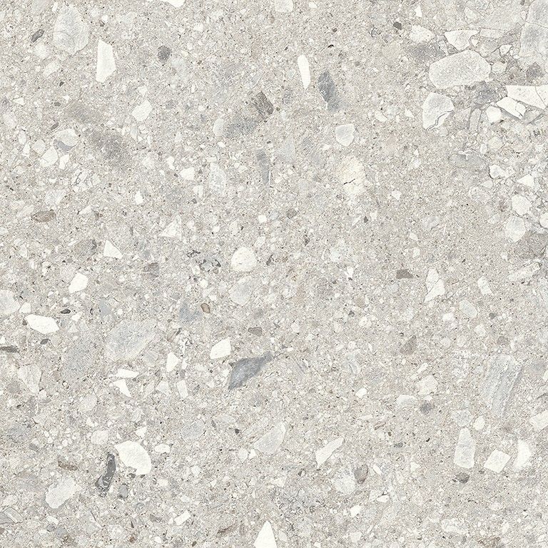 Keramisk terrassplatta i terrazzolook Terrazzo Stone Cold Grey – terrassplatta