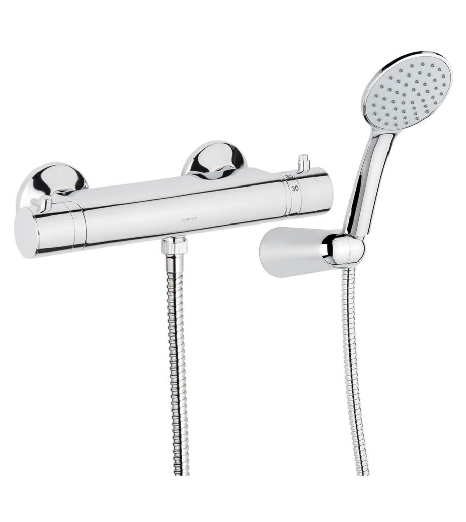 Thermostatic shower mixer Emmevi Piper 45302, chrome, mixer + shower set Thermostatic shower mixer Emmevi Piper 45302 – 2