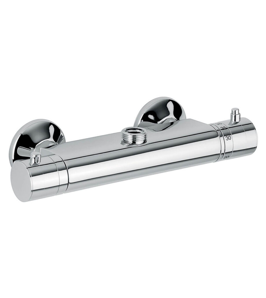 Thermostatic shower mixer Emmevi Piper 45305 for shower column, chrome Thermostatic shower mixer Emmevi Piper 45305 for shower column