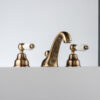 Three-hole basin mixer Emmevi Decò Ceramic 121033 with pop-up waste, bronze Three-hole basin mixer Emmevi Decò Ceramic 121033 with pop-up waste – 2