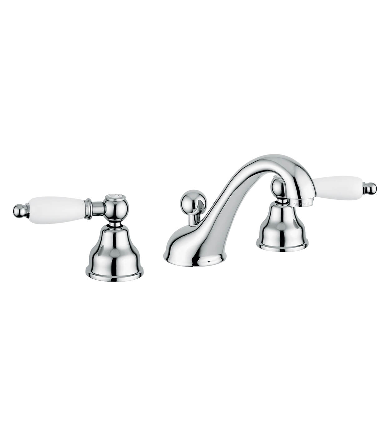 Three-hole basin mixer Emmevi Decò Ceramic 121033 with pop-up waste