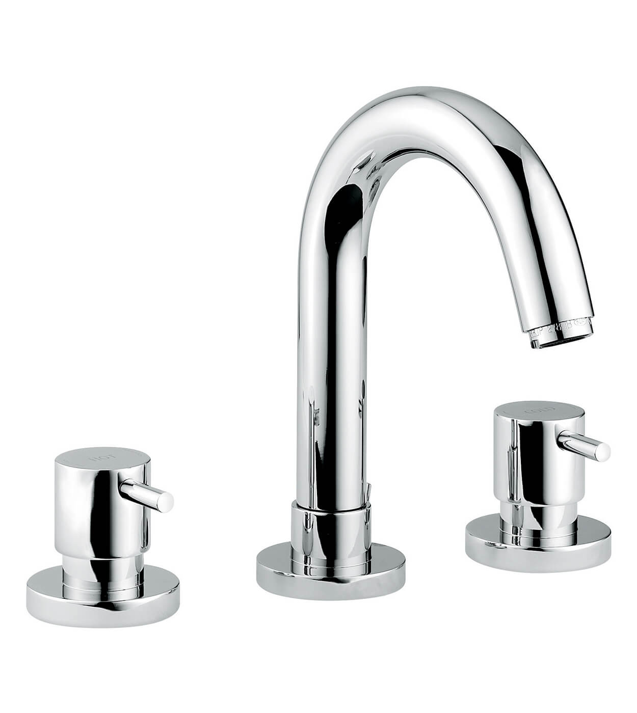 Three-hole basin mixer Emmevi Piper 45033 with pop-up waste