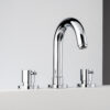 Three-hole basin mixer Emmevi Piper 45033 with pop-up waste, chrome Three-hole basin mixer Emmevi Piper 45033 with pop-up waste – 2