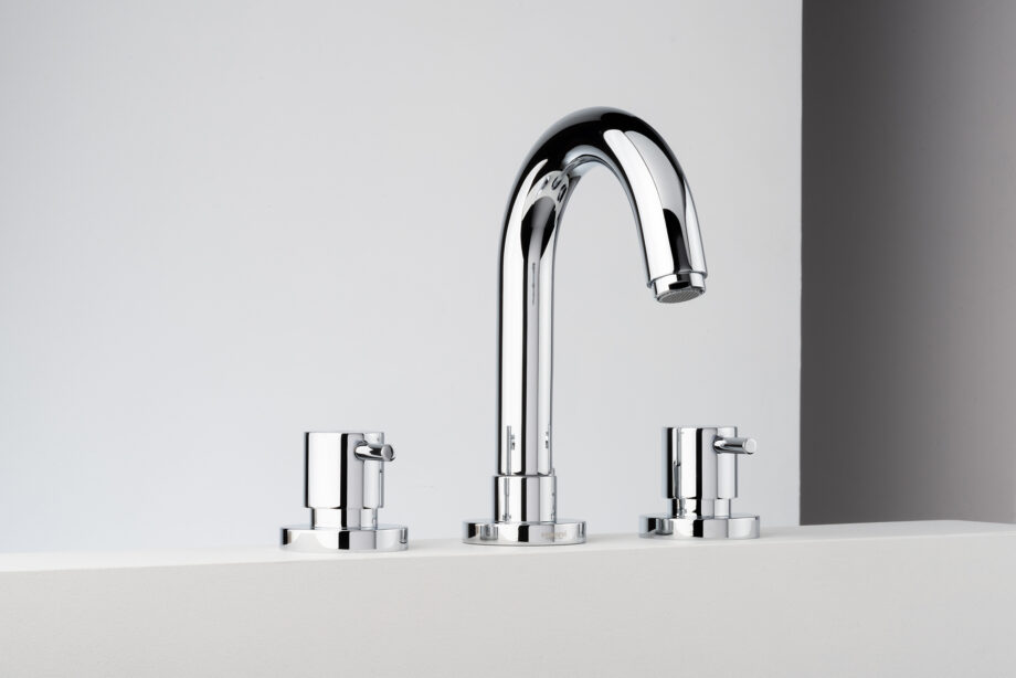 Three-hole basin mixer Emmevi Piper 45033 with pop-up waste, chrome Three-hole basin mixer Emmevi Piper 45033 with pop-up waste – 2