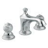 Three-hole basin mixer Emmevi The One Cloe 98033 with pop-up waste, chrome, without crystal Three-hole basin mixer Emmevi The One Cloe 98033 with pop-up waste