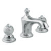 Three-hole basin mixer Emmevi The One Cloe 98033 with pop-up waste, chrome, with clear crystal Three-hole basin mixer Emmevi The One Cloe 98033 with pop-up waste – 2