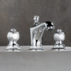 Three-hole basin mixer Emmevi The One Cloe 98033 with pop-up waste, chrome, with clear crystal Three-hole basin mixer Emmevi The One Cloe 98033 with pop-up waste – 4