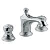 Three-hole basin mixer Emmevi The One Leda 98033 with pop-up waste, chrome, without crystal Three-hole basin mixer Emmevi The One Leda 98033 with pop-up waste
