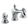 Three-hole basin mixer Emmevi The One Leda 98033 with pop-up waste, chrome, with clear crystal Three-hole basin mixer Emmevi The One Leda 98033 with pop-up waste – 2