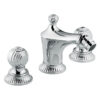 Three-hole bidet mixer Emmevi The One Cloe 98044 with pop-up waste, chrome, without crystal Three-hole bidet mixer Emmevi The One Cloe 98044 with pop-up waste
