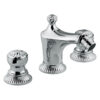 Three-hole bidet mixer Emmevi The One Leda 98044 with pop-up waste