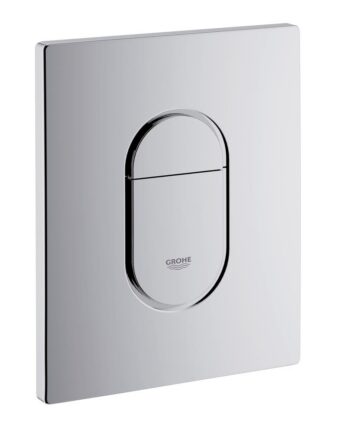 Toilet flush plate Grohe Arena Cosmopolitan, chrome, for vertical installation