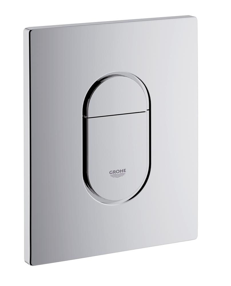 Toilet flush plate Grohe Arena Cosmopolitan, chrome, for vertical installation