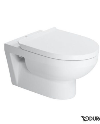 Toilet wall-mounted Duravit DuraStyle Basic Rimless, with soft-close seat