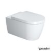 Toilet wall-mounted Duravit ME by Starck Rimless, Durafix, with soft-close seat Toilet wall-mounted Duravit ME by Starck Rimless, Durafix, with soft-close seat