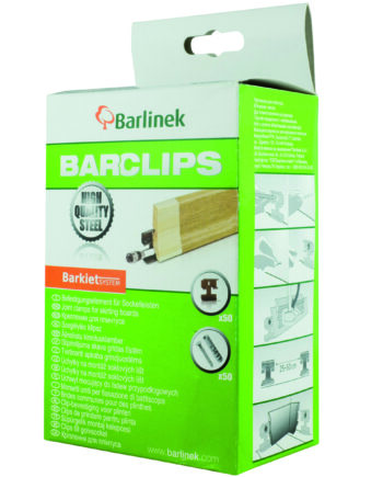 Trim clip for fixing veneer skirting 50pcs