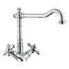 Two-handle kitchen mixer Emmevi Decò Old 12617, chrome Two-handle kitchen mixer Emmevi Decò Old 12617