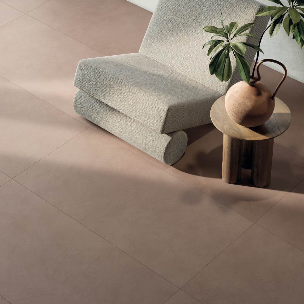 Solid colour porcelain tile ABK Alterego Bark, 60x60 cm, 8.5 mm, natural matt, slip-resistant R10 – 4