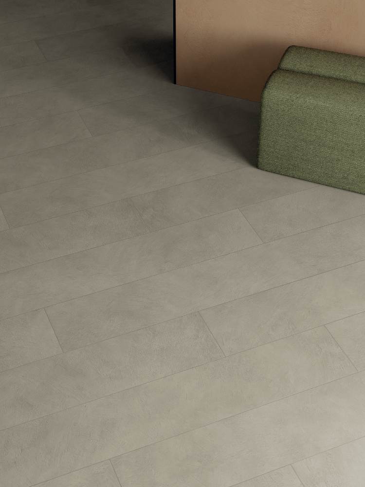 Solid colour porcelain tile ABK Alterego Mud, 60x60 cm, 8.5 mm, natural matt, slip-resistant R10 – 4