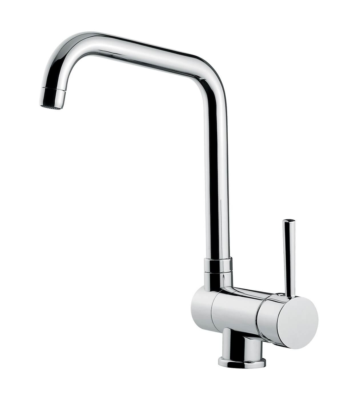 Under-window kitchen mixer Emmevi Eden 71335 with fold-down spout